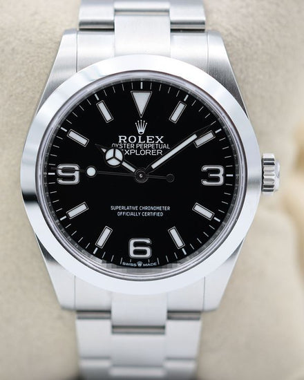 No Reserve - 2025 Rolex Explorer 40MM Black Dial Oyster Bracelet (224270)