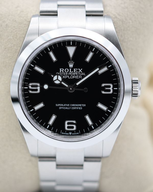 No Reserve - 2025 Rolex Explorer 40MM Black Dial Oyster Bracelet (224270)