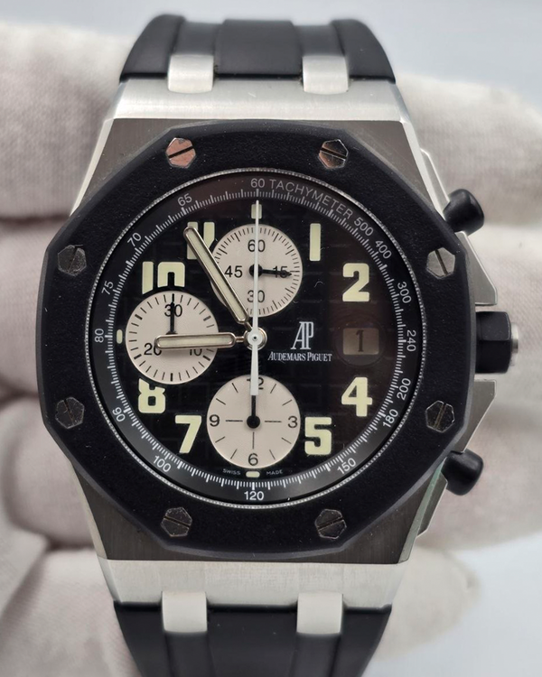 2010 Audemars Piguet Royal Oak Offshore Chronograph 42MM Black Dial Rubber Strap (25940SK.OO.D002CA.01.A)