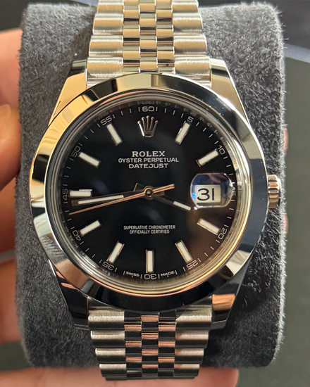 2017 Rolex Datejust 41MM Black Dial Jubilee Bracelet (126300)
