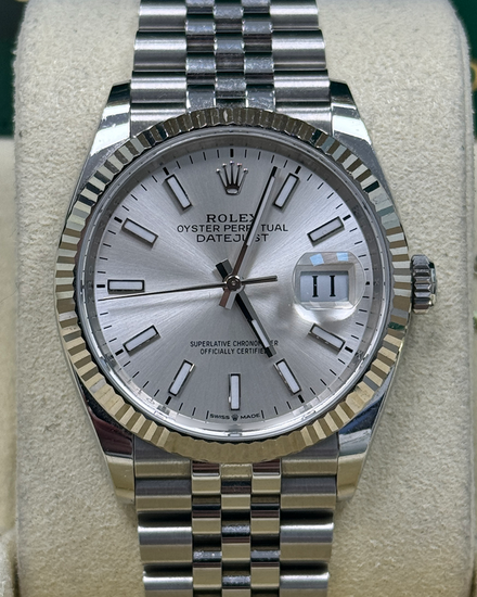 2025 Rolex Datejust 36MM Silver Dial Jubilee Bracelet (126234)