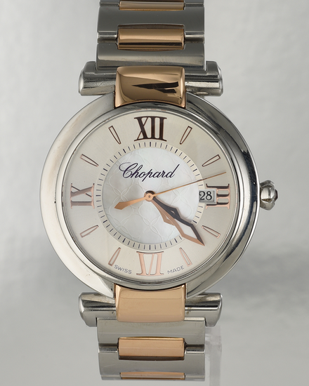 Chopard Imperiale 36MM Quartz Silver Dial Two-Tone Bracelet (8532)
