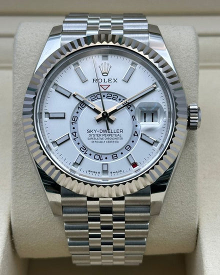 2026 Rolex Sky-Dweller 42MM White Dial Jubilee Bracelet (336934)