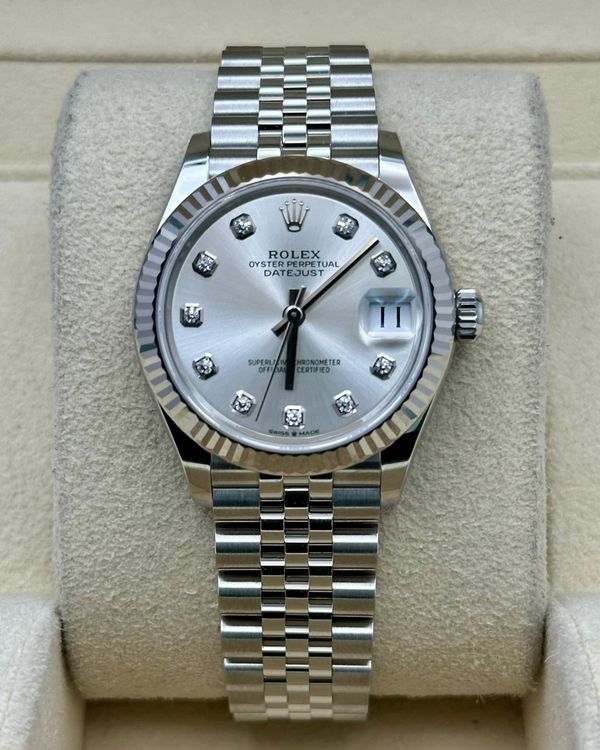 2025 Rolex Datejust 31MM Silver Dial Jubilee Bracelet (278274)