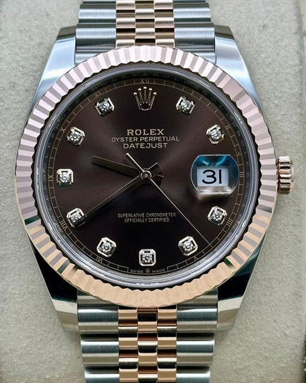2026 Rolex Datejust 41MM Chocolate Dial Two-Tone Jubilee Bracelet (126331)