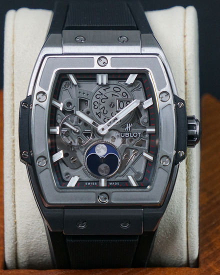 2020 Hublot Spirit of Big Bang Moonphase 42MM Skeleton Dial Rubber Strap (647.NX.1137.RX)