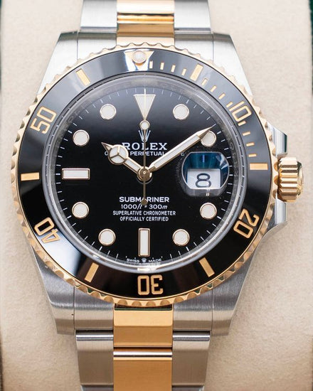 2025 Rolex Submariner Date 41MM Black Dial Two-Tone Oyster Bracelet (126613LN)