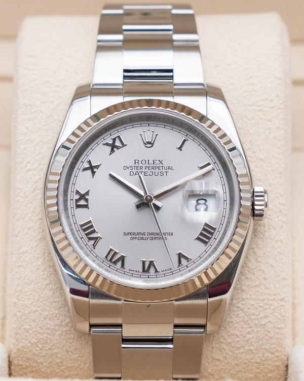Rolex Datejust 36MM Silver Dial Oyster Bracelet (116234)