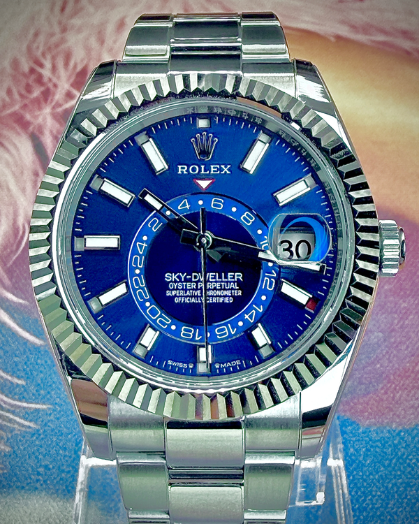 2024 Rolex Sky-Dweller 42MM Blue Dial Oyster Bracelet (336934)