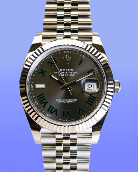 2026 Rolex Datejust "Wimbledon" 41MM Slate Dial Jubilee Bracelet (126334)