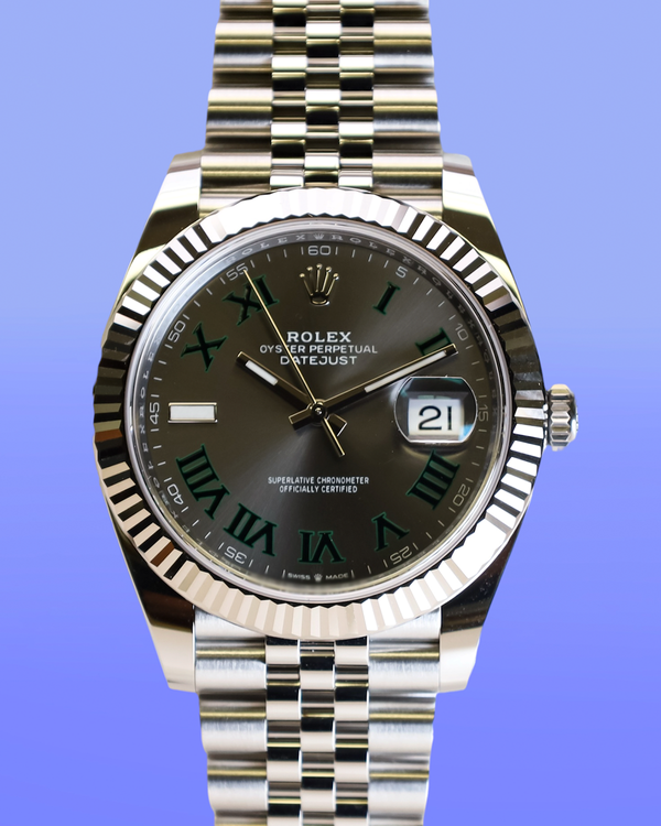 2026 Rolex Datejust "Wimbledon" 41MM Slate Dial Jubilee Bracelet (126334)