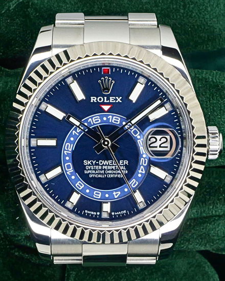 2025 Rolex Sky-Dweller 42MM Blue Dial Oyster Bracelet (336934)