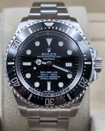 2013 Rolex Sea-Dweller Deepsea 44MM Black Dial Oyster Bracelet (116660)