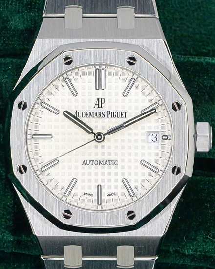 Audemars Piguet Royal Oak 37MM Silver Dial Steel Bracelet (15450ST.OO.1256ST.01)