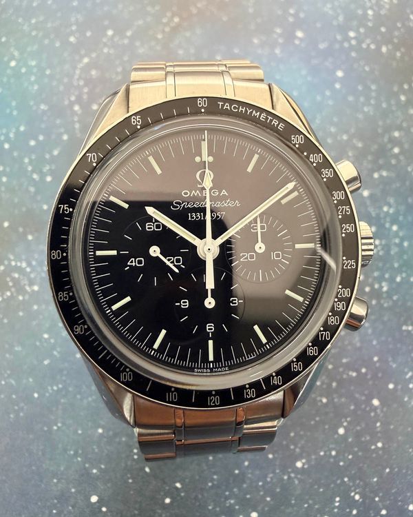 2008 Omega Speedmaster Moonwatch "50th Anniversary" L.E. 42MM Black Dial Steel Bracelet (311.33.42.50.01.001)