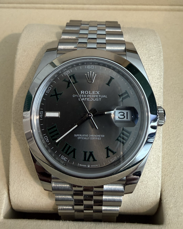 2026 Rolex Datejust "Wimbledon" 41MM Slate Dial Jubilee Bracelet (126300)