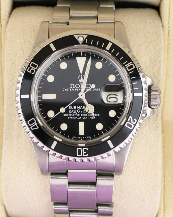 1979 (6.1 Mil. Serial) Rolex Submariner Date 40MM Black Dial Oyster Bracelet (1680)