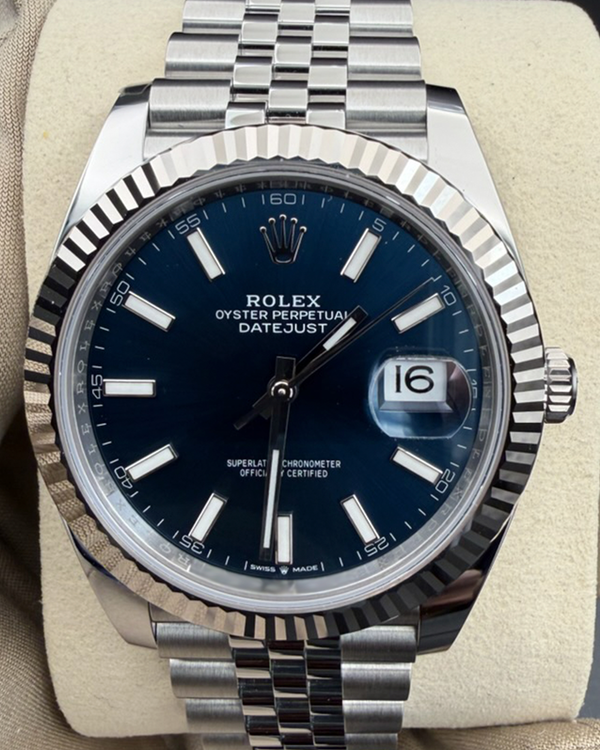 2026 Rolex Datejust 41MM Blue Dial Jubilee Bracelet (126334)