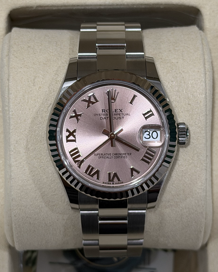 2026 Rolex Datejust 31MM Pink Dial Oyster Bracelet (278274)