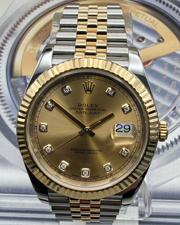 2018 Rolex Datejust 41MM Champagne Dial Two-Tone Jubilee Bracelet (126333)