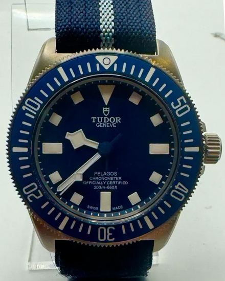 No Reserve - 2026 Tudor Pelagos FXD 42MM Blue Dial Textile Strap (25707B/26)