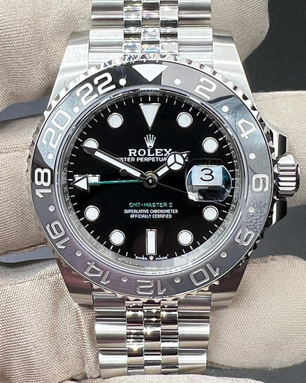 2026 Rolex GMT-Master II "Bruce Wayne" 40MM Black Dial Jubilee Bracelet (126710GRNR)