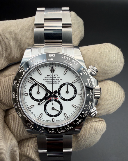 2026 Rolex Cosmograph Daytona "Panda" 40MM White Dial Oyster Bracelet (126500LN)