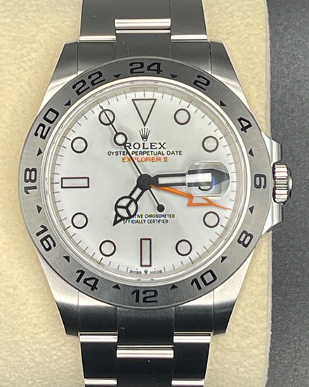2023 Rolex Explorer II "Polar" 42MM White Dial Oyster Bracelet (226570)