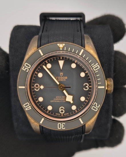 2022 Tudor Black Bay 43MM Grey Dial Aftermarket Rubber Strap (79250BA)