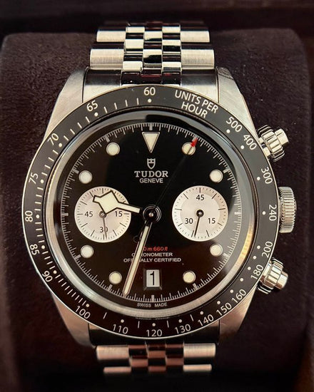 No Reserve - 2021 Tudor Black Bay Chrono 41MM Black Dial Steel Bracelet (79360N)