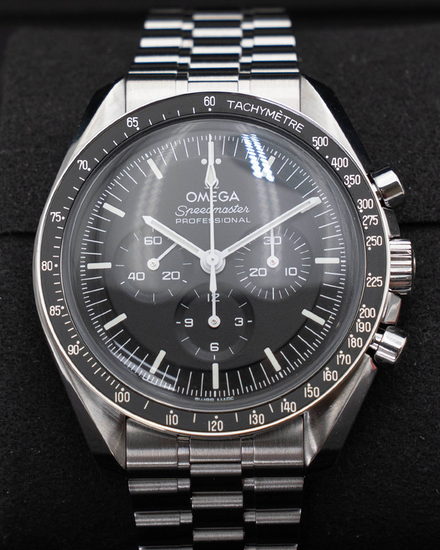 2024 Omega Speedmaster Professional Moonwatch 42MM Black Dial Steel Bracelet (310.30.42.50.01.001)