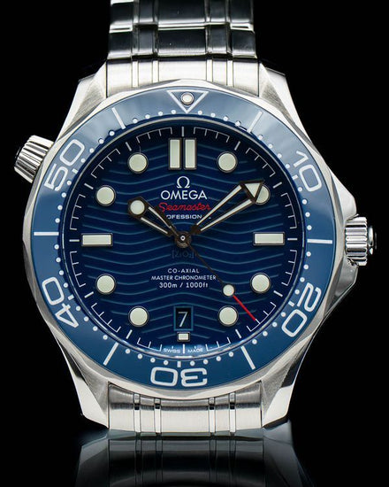 2022 Omega Seamaster Diver 300M 42MM Blue Dial Steel Bracelet (210.30.42.20.03.001)