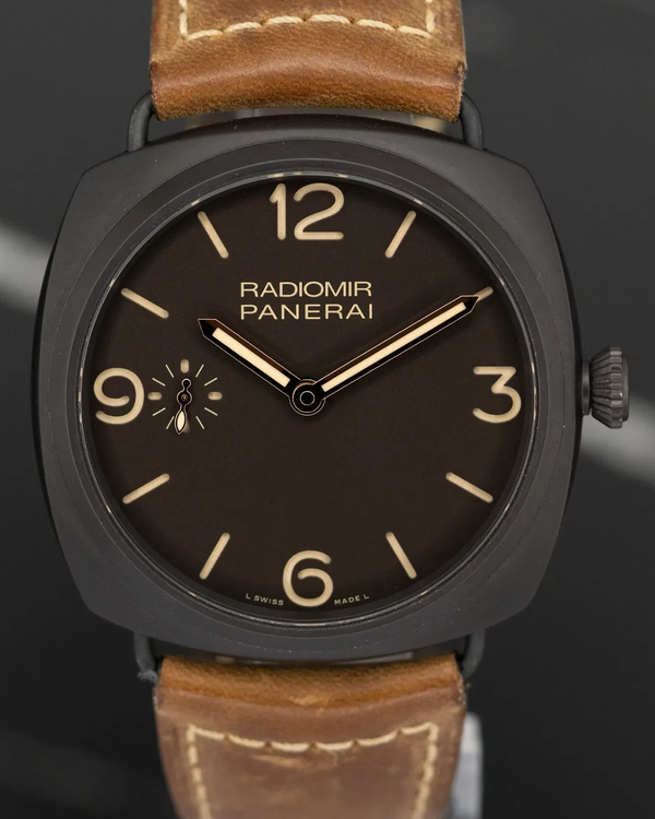 2019 Panerai Radiomir "Composite" 47MM Brown Dial Leather Strap (PAM00504)