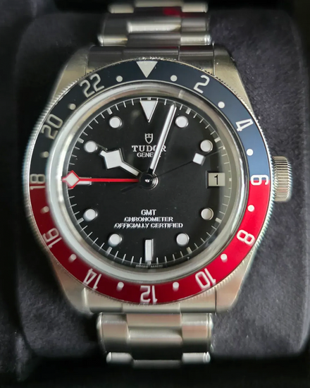 2023 Tudor Black Bay GMT "Pepsi" 41MM Black Dial Steel Bracelet (79830RB)