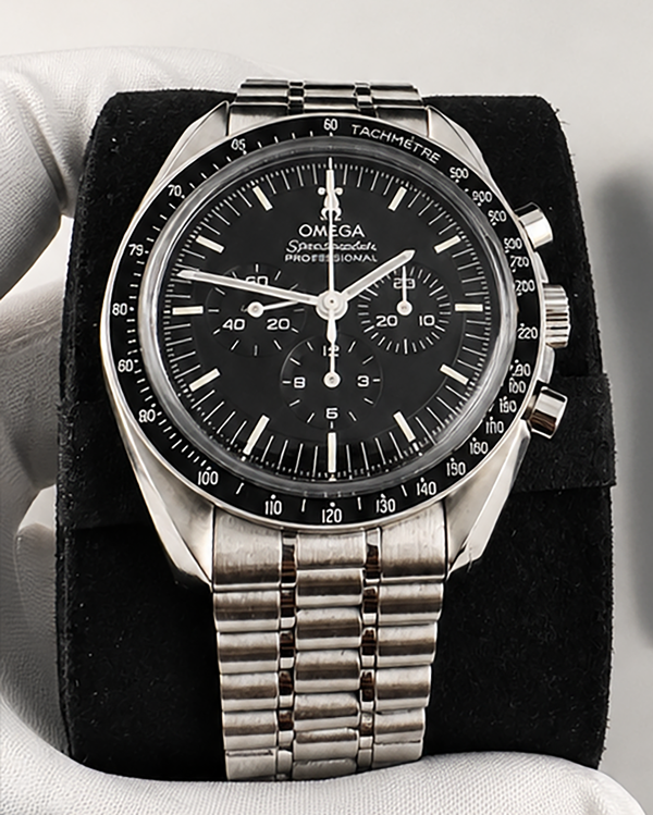 2023 Omega Speedmaster Professional Moonwatch 42MM Black Dial Steel Bracelet (310.30.42.50.01.002)