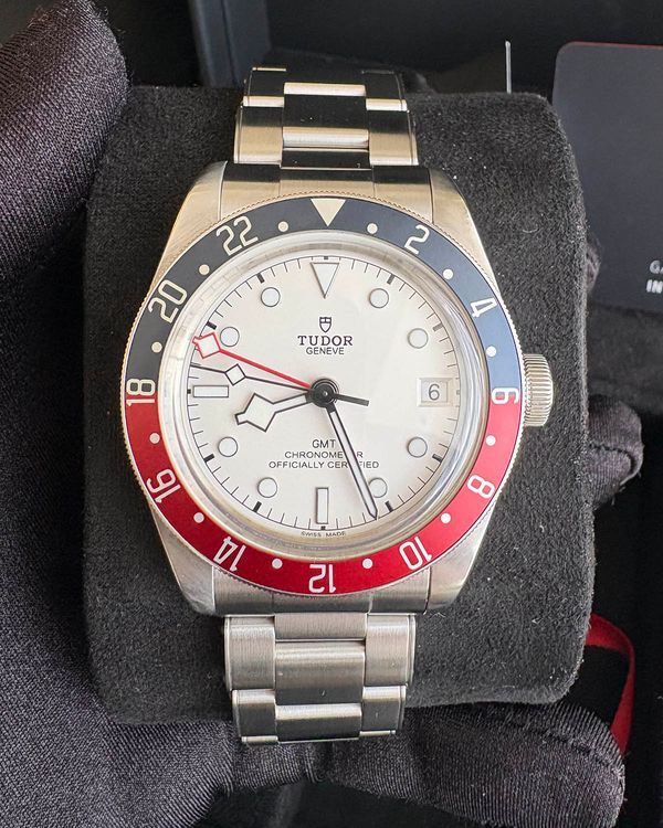 2024 Tudor Black Bay GMT "Pepsi" 41MM White Dial Steel Bracelet (79830RB)