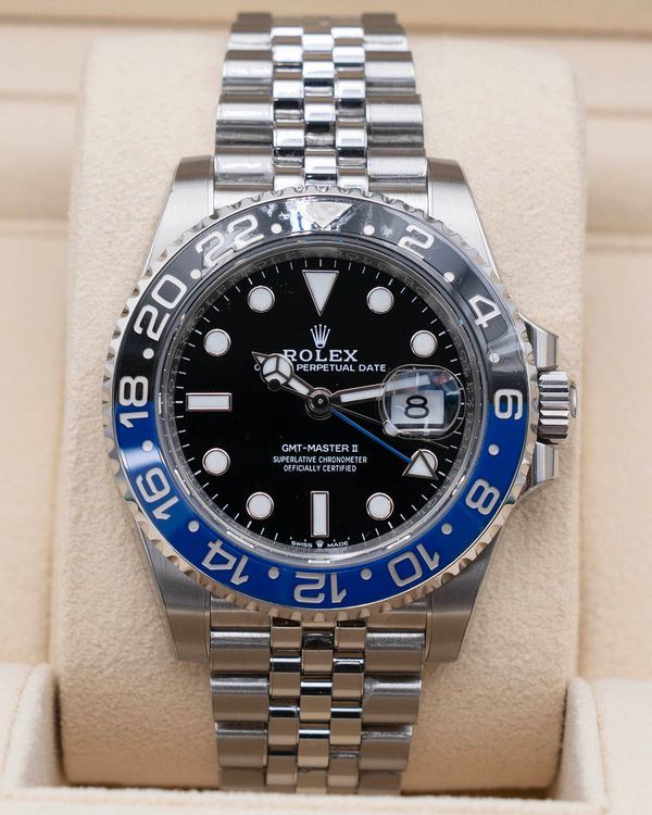 2024 Rolex GMT-Master II "Batgirl" 40MM Black Dial Jubilee Bracelet (126710BLNR)
