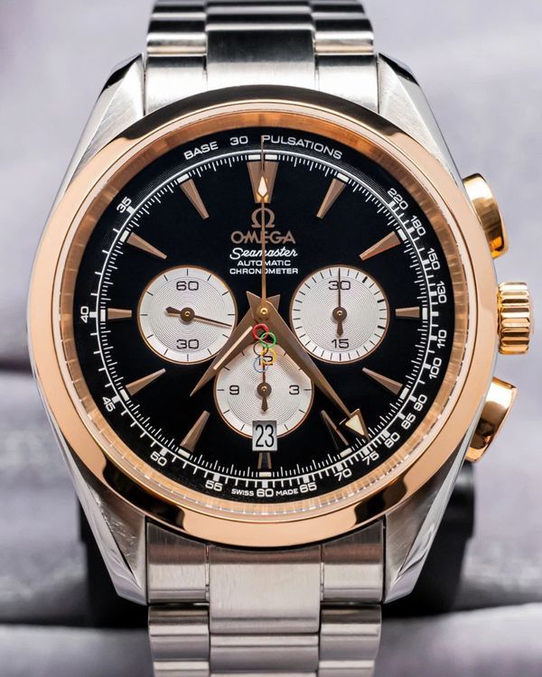 Omega Seamaster Aqua Terra "Olympic Collection Beijing" 42.2MM Black Dial Steel Bracelet (221.20.42.40.01.001)