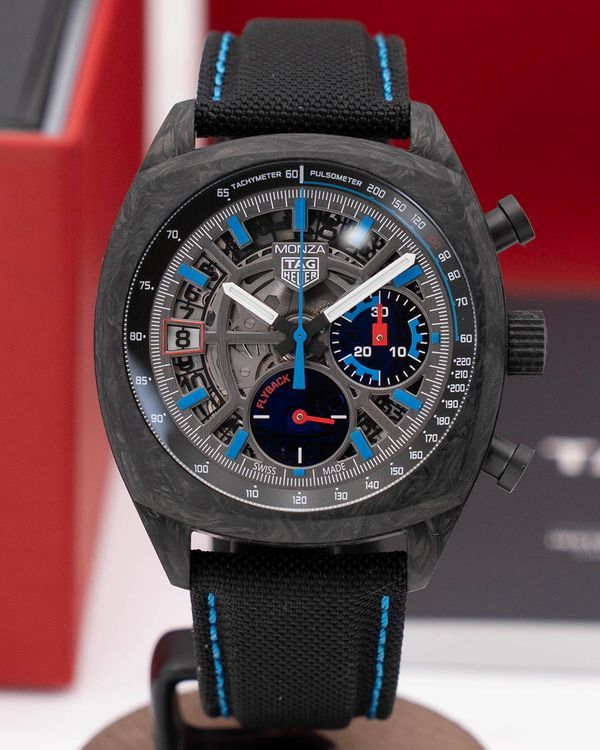 Tag Heuer Monza Flyback Chronometer S.E. 42MM Skeleton Dial Textile Strap (CR5090.FN6001)
