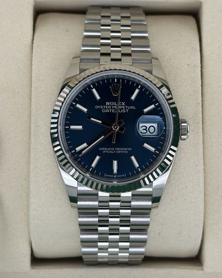 2026 Rolex Datejust 36MM Blue Dial Jubilee Bracelet (126234)