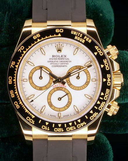 2026 Rolex Cosmograph Daytona 40MM White Dial Oysterflex Strap (126518LN)
