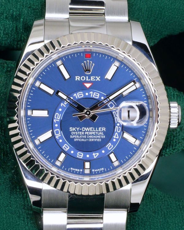 2024 Rolex Sky-Dweller 42MM Blue Dial Oyster Bracelet (336934)