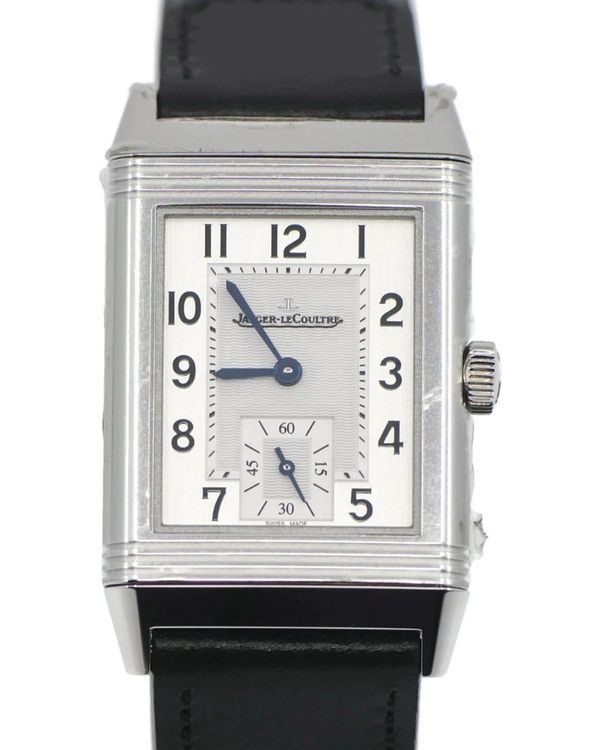2026 Jaeger-LeCoultre Reverso Classic Scmall 24.5MM Silver Dial Leather Strap (Q3868520)