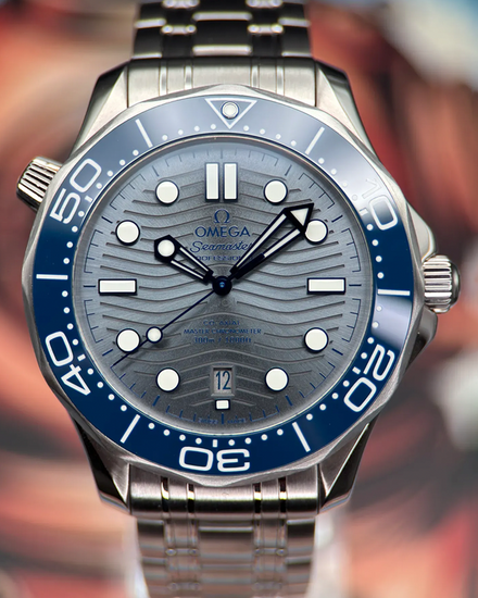 2023 Omega Seamaster Diver 300M 42MM Grey Dial Steel Bracelet (210.30.42.20.06.001)