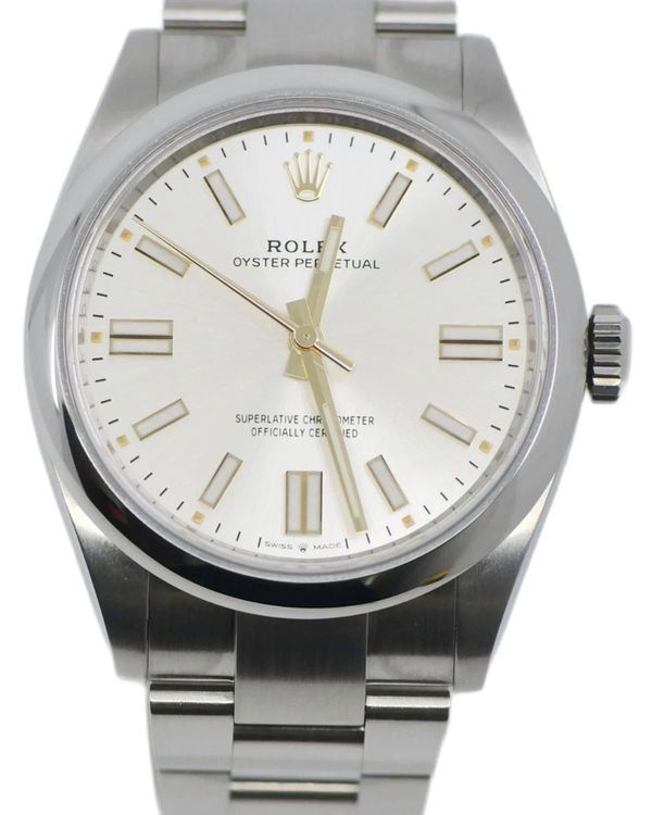 2026 Rolex Oyster Perpetual 41MM Silver Dial Oyster Bracelet (134300)