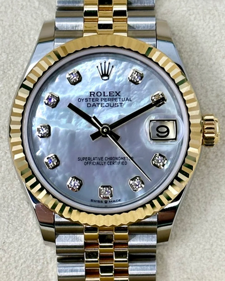 2026 Rolex Datejust 31MM Mother Of Pearl Dial Two-Tone Super Jubilee Bracelet (278273)