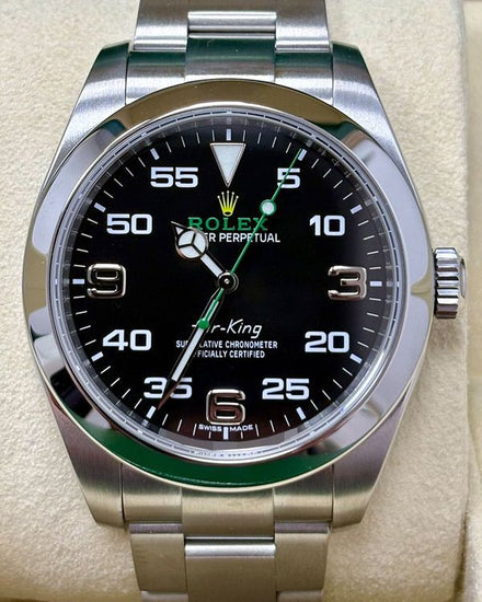 Rolex Air-King 40MM Black Dial Oyster Bracelet (116900)