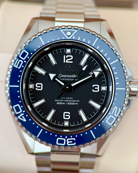 2025 Omega Seamaster Planet Ocean 600M 42MM Black Dial Steel Bracelet (217.30.42.21.01.002)