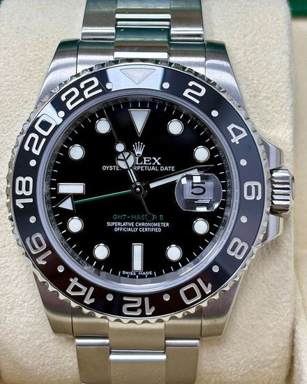 Rolex GMT-Master II 40MM Black Dial Oyster Bracelet (116710LN)