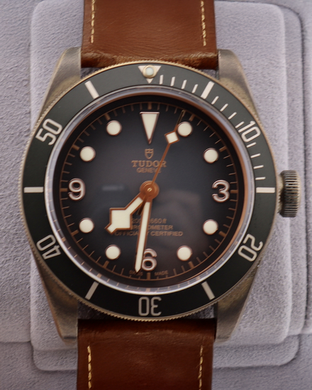 2022 Tudor Black Bay Bronze 43MM Grey Dial Leather Strap (79250BA)
